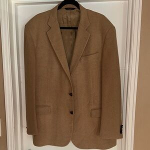 Authentic Brooks Brothers Loro Piana Classic Fit Camel Hair Twill 1818